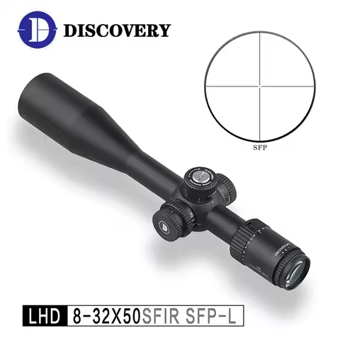 Discovery LHD 8-32X50SFIR SFP-L Shooting Scope Long Range Hunting Riflescope 1/8 MOA Optical Sight W