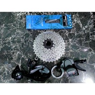 Groupset Groupset 9 Speed Shimano Alivio M4000 Cheap and Cheerful Cassette Thread Freewheel Original