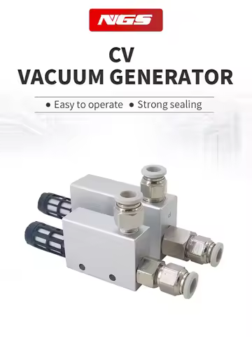 Pneumaitc Vacuum Generator CV-10HS 15HS 20HS 25HS 30HS High Negative Venturi Air Exhaust Ejector