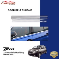 Myvi Old 2005-2010 Chrome Window Trim/ Lining/ Door Belt Moulding