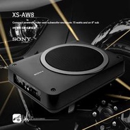 M3w SONY【XS-AW8】8吋薄型主動式重低音喇叭 椅下重低音 附線控 最大功率160W 音響改裝