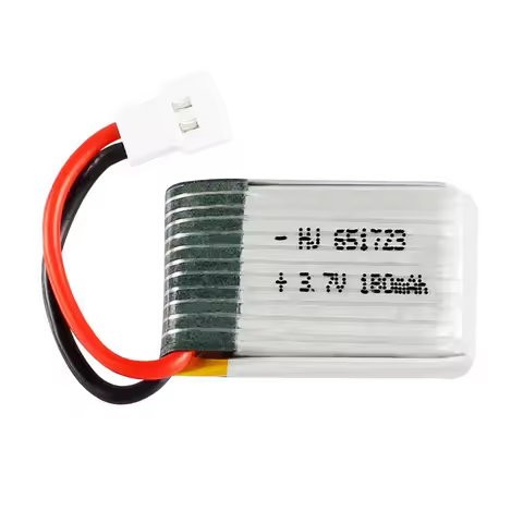 For JJRC H8 Mini 3.7v 180mah Lipo Battery For H2 H48 U207 RC Quadcopter Spare Parts 651723 3.7v Batt