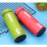 6OUP Cup Leakproof Water Bottle Creative Tumbler Color Cup Hot and Cold Double Layer Water Glass