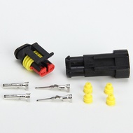 Car Waterproof Connector 2P 2P 2Wire 2Wire HID Plug Socket Male Female Waterproof Connector Wire Con