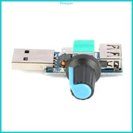 RPAN Adjustable USB Fan Volume Controller 5W USB Fan Volume Speed Stepless Governor