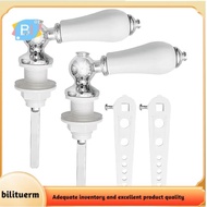 [bilituerm]For Bathroom Cistern Tank Lever, Universal Ceramic Toilet Flush Handle Replacement, Ciste