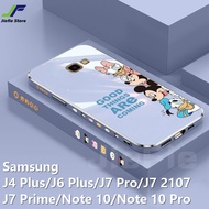 JieFie การ์ตูนมิกกี้เมาส์กรณีโทรศัพท์สำหรับ Samsung Galaxy J4 Plus / J6 Plus / J7 2017 / J7 Pro / J7 Prime / Note 10 / 10 Pro / 10 Lite / 8 / 9 น่ารักมินิเดซี่โครเมี่ยม Soft TPU โทรศัพท์กรณี