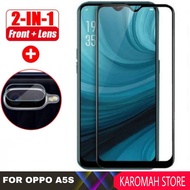 LAYAR Oppo A7 / A5s Full Screen Protector Tempered Package