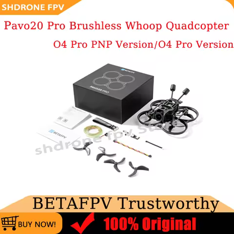 BETAFPV Pavo20 Pro Brushless Whoop Quadcopter Drone ELRS 2.4G F4 20A AIO FC V1 1104 7200KV Motor for