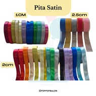 Ribbon 1cmsatin 2cm/ Korean Satin Ribbon/ Ribbon/ Birthdaysatin Satin Ribbon Gift/