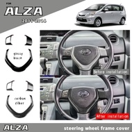 Perodua alza old 2008 2010 2012 2014 2016 2018 2020 car steering wheel frame cover accessories Carbo