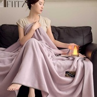 Autumn Winter Thickened Wool Wool Blanket Office Nap Blanket Air Blanket Shawl Blanket Xiyin