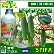 Pupuk Ajaib Pelebat Buah Timun NUTRI SYIFA – Pupuk Terbaik Tanaman Timun Semprot Anti Layu Dan Hama Pembesar Timun Paling Bagus - Pupuk Pelebat Buah Timun Mentimun/ Bonteng/ Temon/ Antemon/ Ktimun/ Antimun/ Hantimun/ Timon Obat Penyubur Sayuran