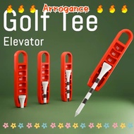 ARROGANCED Golf Tee Lifter, Printed Precise Placement Golf Tee Elevator, Portable Lightweight Golf T