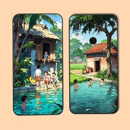 Case for Xiaomi Redmi Note 7 with village landscape print