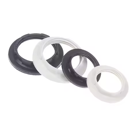 10Pcs/pack E14 E27 Threaded Lamp Socket Rings Pack E12 E26 Lock Lamp Shade Rings For Standard Base L