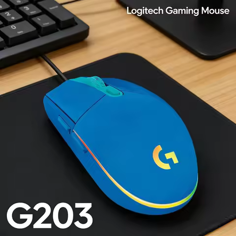 Vibrant RGB Effects with Logitech G203 Gaming Mouse