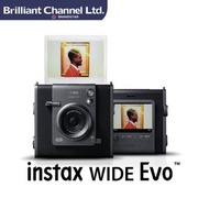 富士膠片 - instax WIDE Evo 即影即有相機(數碼/菲林)(黑色)(平行進口)