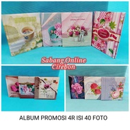 4R PHOTO ALBUM 10 SHEETS CONTAINS 40 PHOTOS / PROMOTIONAL 4R PHOTO ALBUM