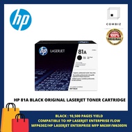 HP 81A Black Original LaserJet Toner Cartridge ( CF281A )