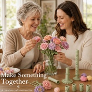 Adult Clay Crafting Kits Reusable Flower Press Mold Hands-on Creative Hobbies