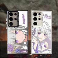 "RE0" "Emiria" Micro Frosted Hard Phone Case ‌For Samsung S26 Ultra S25 S24 Ultra S25FE S23 Ultra A5