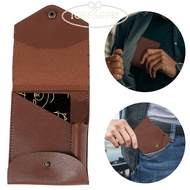 IOEFSGF69 Slim Minimalist Wallet, Waterproof Handmade PU Leather Multifunctional Compact Wallet,  Bu