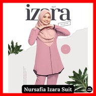 Izara Suit Nursafia Size S - 3XL Blouse Pants Baju Muslimah Set Seluar Blause Wanita
