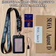 GANTUNGAN HP [READY] Suga 2-sided LANYARD | Agust D TOUR D-DAY IN (FREE SOUNDCHECK VIP Card+Cellphon