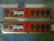 黑金剛 KINGBOX SPEED DDR2 800MHZ 1GBx2支 桌上型記憶體