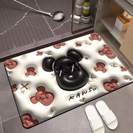 Diatom Mud Floor Mat Design 3D Diatom Mud Door Mat 3D Visual Floor Mat 3D Art Anti-slip Floor Mat Di