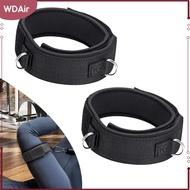 Wdair 2X tập thể dục đùi dây đeo độn có thể điều chỉnh mắt cá chân còng cho kickbacks cho Taekwondo