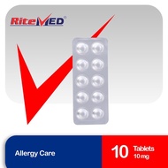 RiteMED Cetirizine 10 Tablets (Allergy Relief)