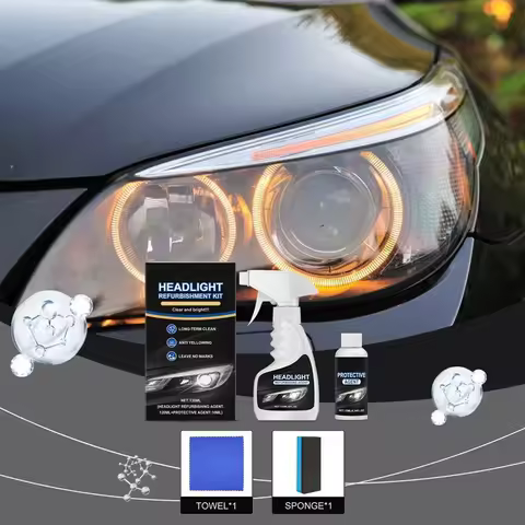Headlight repair kit, car headlight polisher, car headlight repair polishing kit, car headlight wash