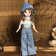 STYLE HAUL 1 Set 1/6 SD 30cm Bjd Doll with Clothes Long Hair Attractive Eyes Princess Makeup Ball Jo