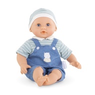 Corolle Mon Premier Poupon Calin Mael, Soft Body Doll with Sleeping Eyes, Hat and Clothing, Removabl