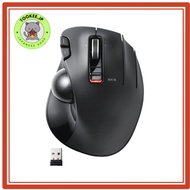 [Direct from Japan]ELECOM Wireless Trackball Mouse EX-G Ultimate Grip 6 Buttons Black M-XT3DRBK