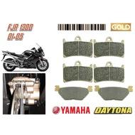 YAMAHA DISC BRAKE PADS FJR 1300 01-05 GOLD QUALITY MOTORSPORT