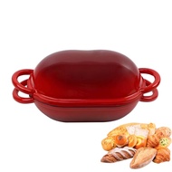 Professional Grades Enameled Dutch Oven For Baking Stewing Braising And Serving Sourdough Bread Baki
