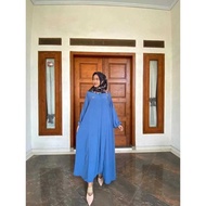 Gamis Abaya ELSIRA Dress Model Terbaru Bahan Crinkle Airflow Premium//