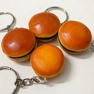 Donut keychain with Doraemon image (Dorayaki Doraemon)
