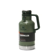 STANLEY Classic Vacuum Growler Stainless Steel Water Bottle 1.9L Green for Cold Drinks