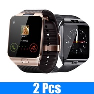 2 PCS DZ09 Call Smartwatches Fitness Tracker Smart Watch Wristwatch Support TF SIM Remote Control Music Camera for iOS Android