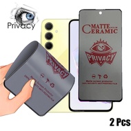 Samsung A35 5G 2Pcs Matte Ceramic Anti-peeping Screen Protector For Samsung Galaxy A55 A25 A15 A05 A