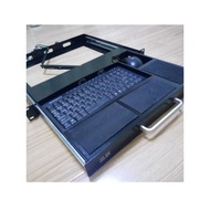 Industrial Keyboard Drawer 1U Keyboard Industrial Control Keyboard Cabinet Keyboard Drawer Rack Type