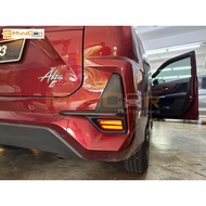 Perodua ALZA 2022-2023 Bumper Tail Rear Bumper Lights Bar Lamp LED Reflector Running Signal Brake Ca