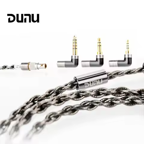 DUNU HULK Pro MINI Earphone cable Furukawa Single-Crystal Copper Wire with 2.5/3.5/4.4mm 3 Connector
