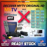 [ 100% MYTV ] DECODER MYTV COMPLETE BOX FULLSET MYFREEVIEW DEKODER HDTV TV MALAYSIA CHANNEL DTV ORIGINAL