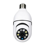 กล้องหลอดไฟ1080P ประเภทสกรู E27และกล้องวงจรปิดแบบหลอดไฟสีคู่ไฟกลางคืนความละเอียดสูง