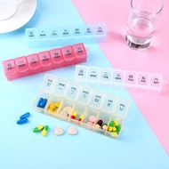 Small Small Pill Box Portable Sub-Packing Mini Single Medicine Storage Box Seven-Day Pill Box 7-Day 